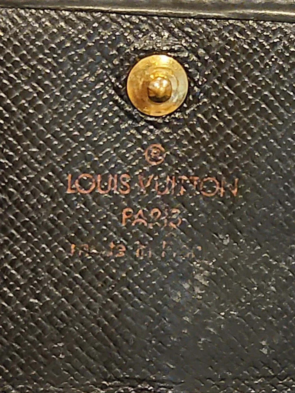 Louis Vuitton Epi Leather Women's Wallet Black
